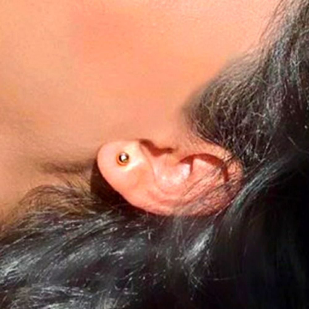 14K YG EARRING